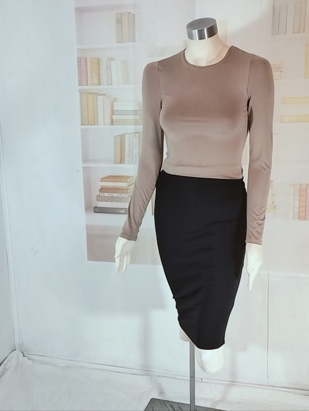 Set Apt. 9 Black Pencil Skirt